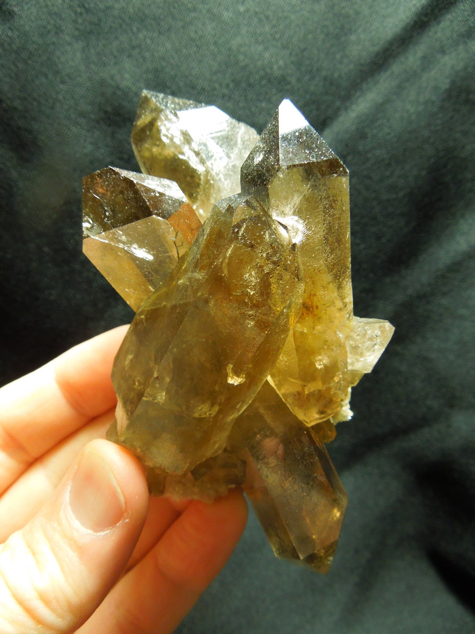 Smoky Quartz Cluster