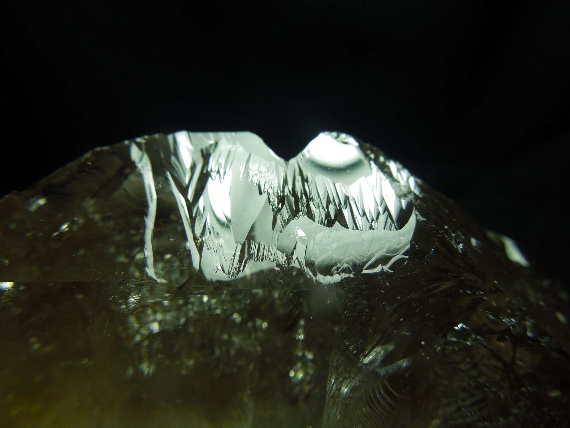 Smoky Elestial Quartz Enhydro, 2.8 lbs.