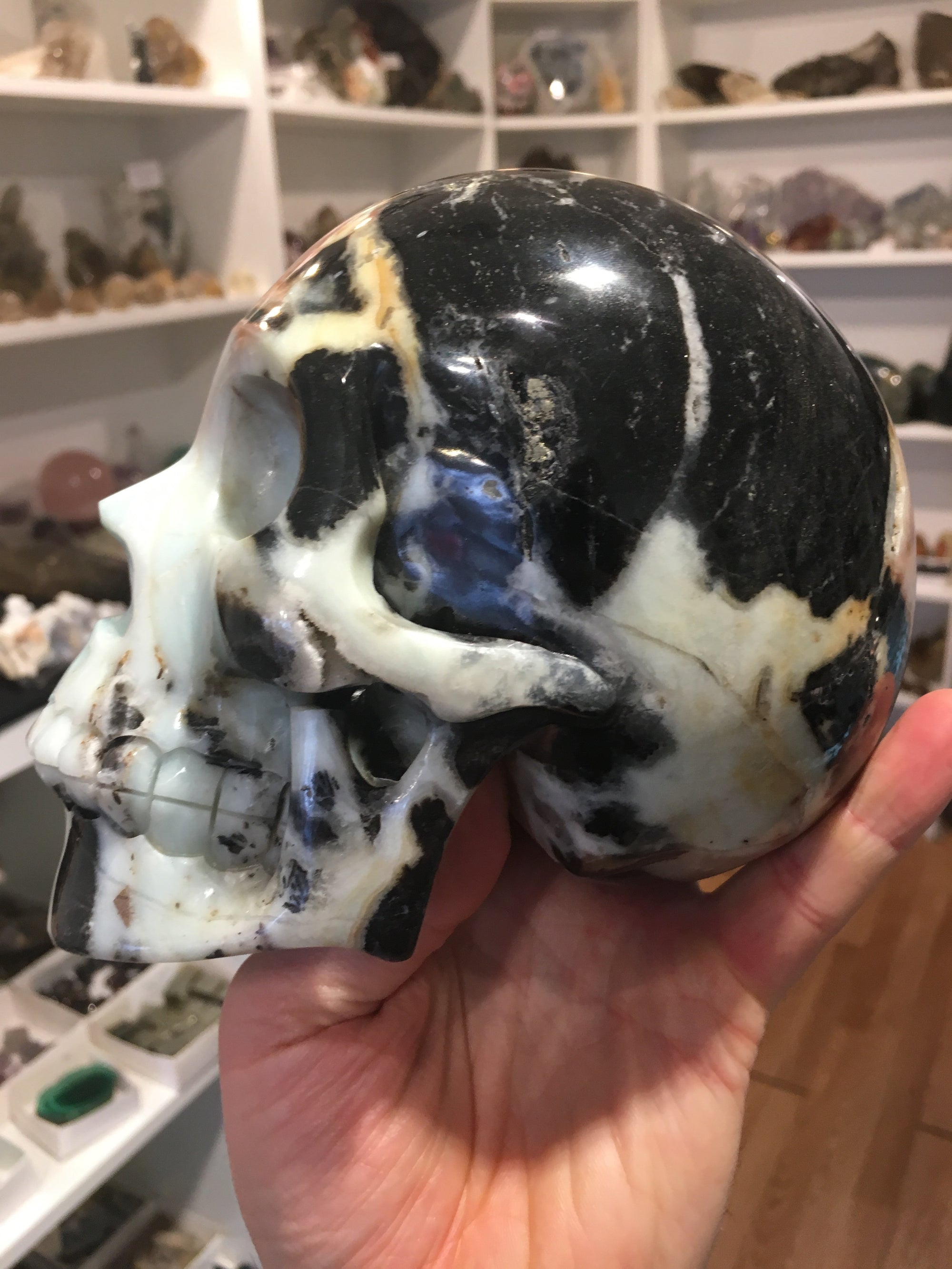 Amazonite Skull, 5.44 lbs.