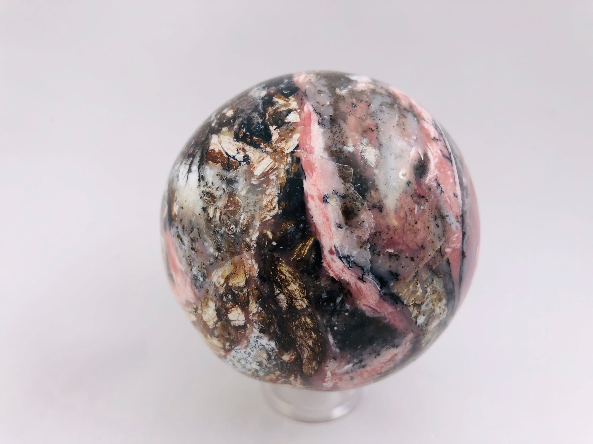 Pink Opal Sphere, Peru