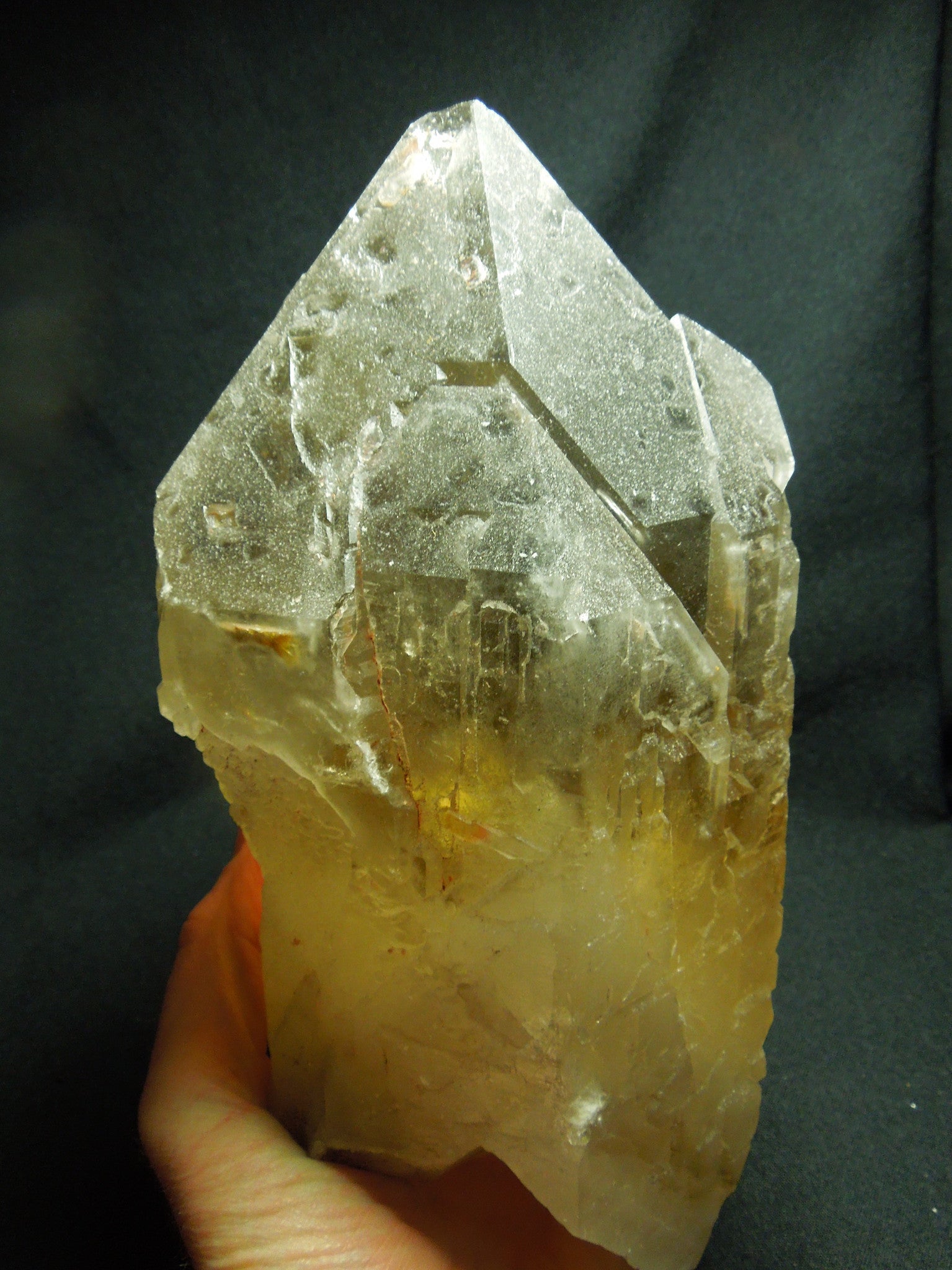 Natural Citrine Cathedral Quartz, 7.5 lbs.