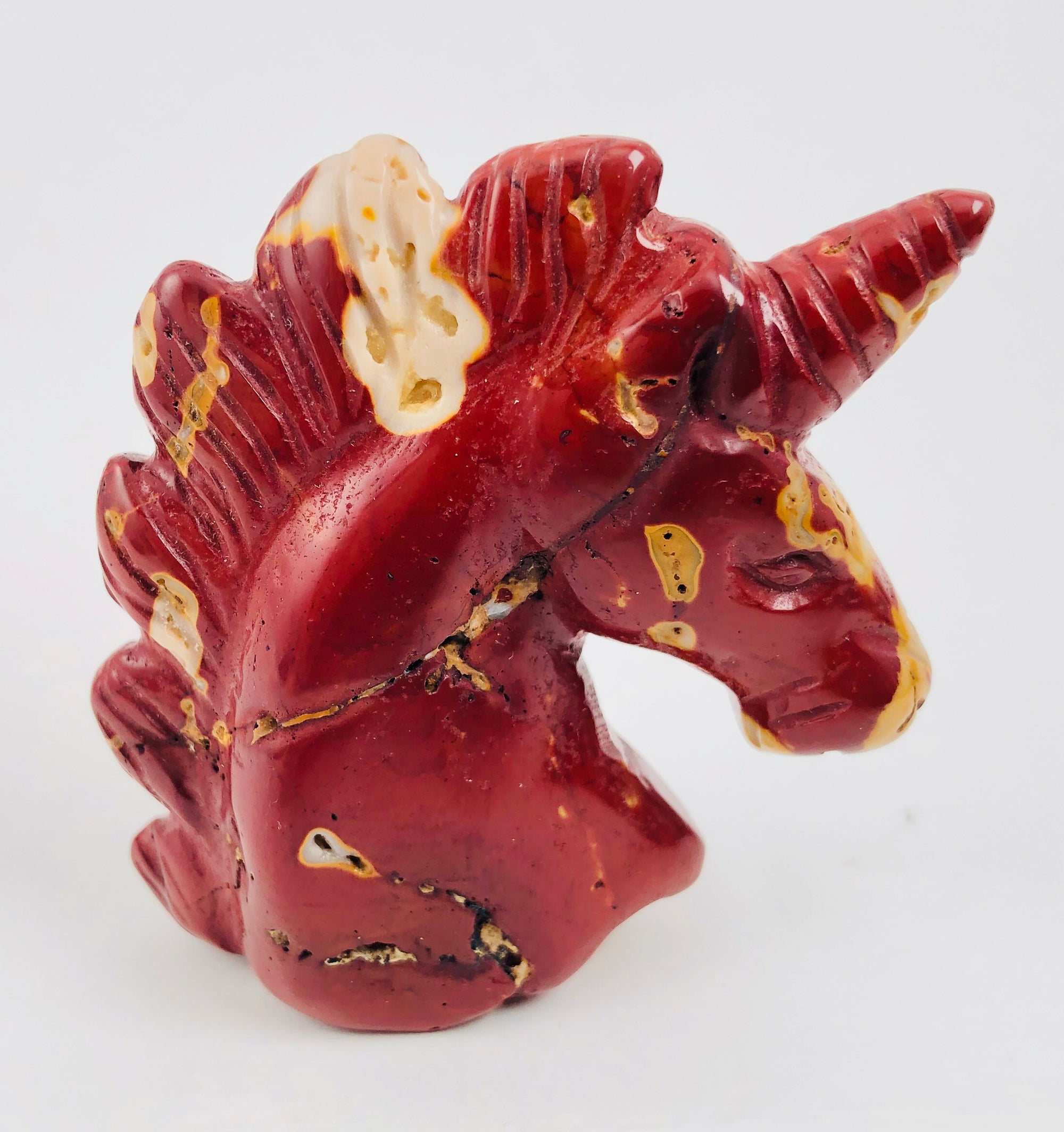 Agate Unicorn Carving