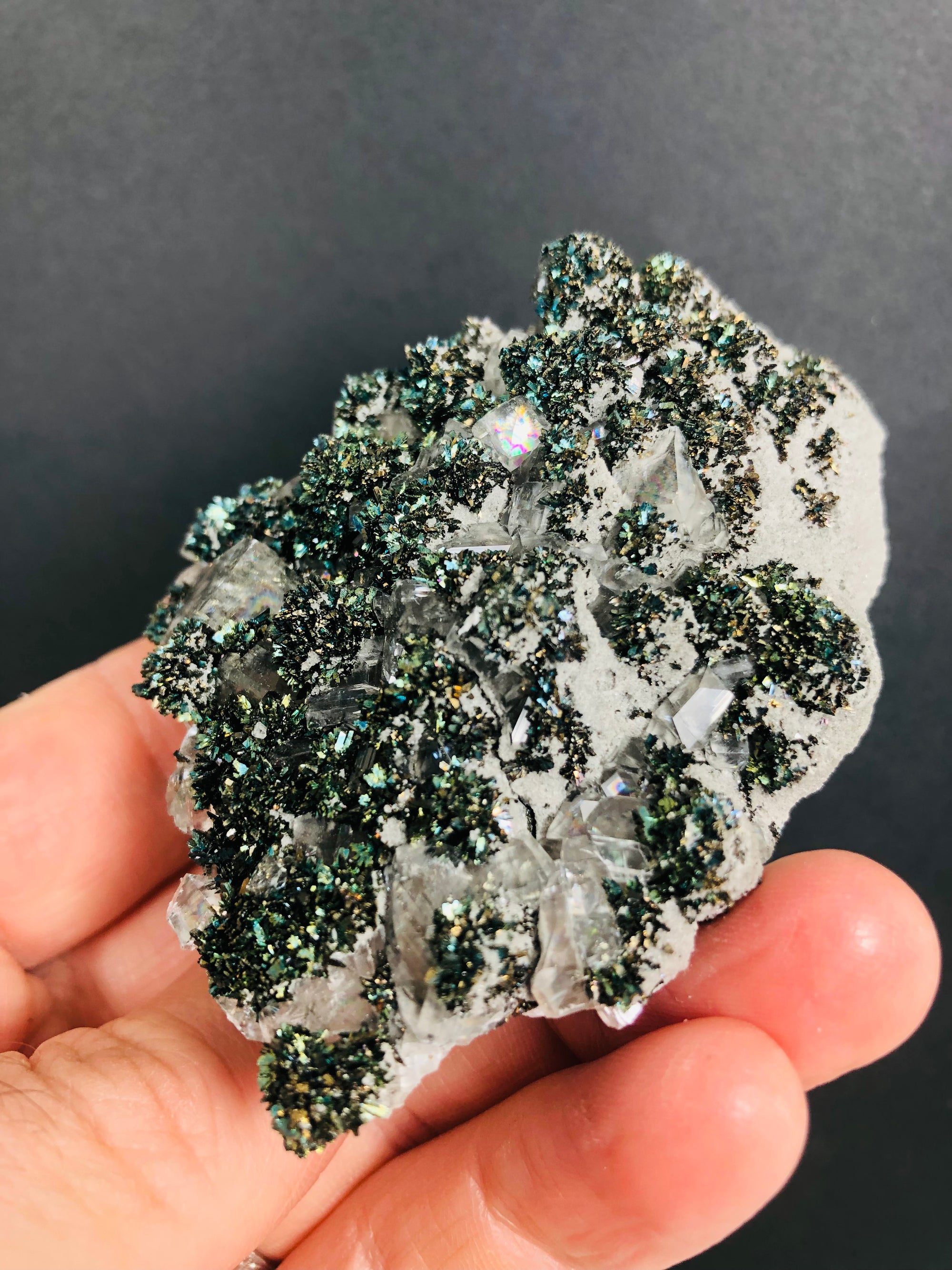 Marcasite w/ Calcite, Iowa
