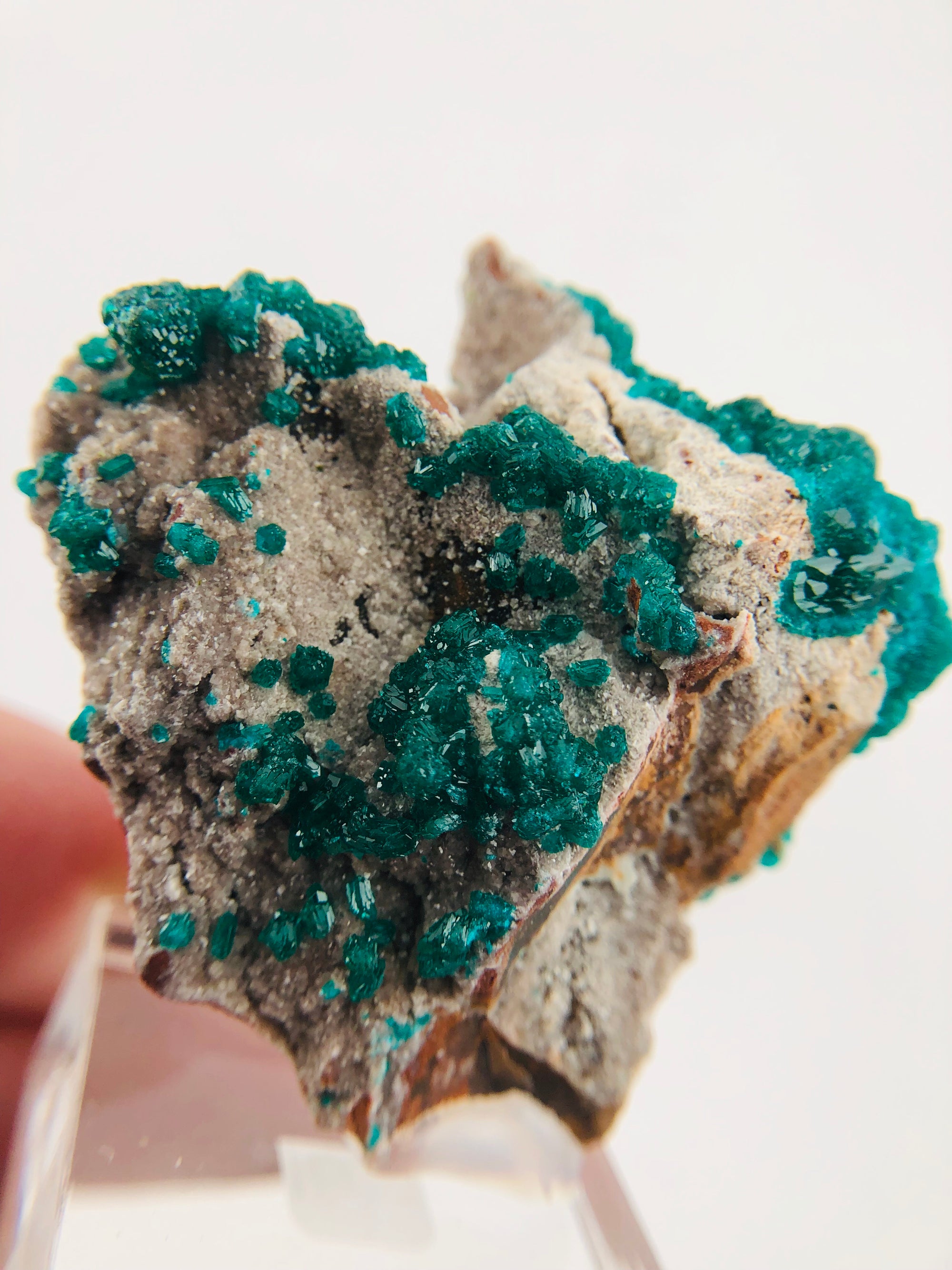 Dioptase, Dolomite
