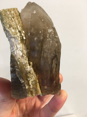 Smoky Quartz w/ Tourmaline & Mica, Brasil