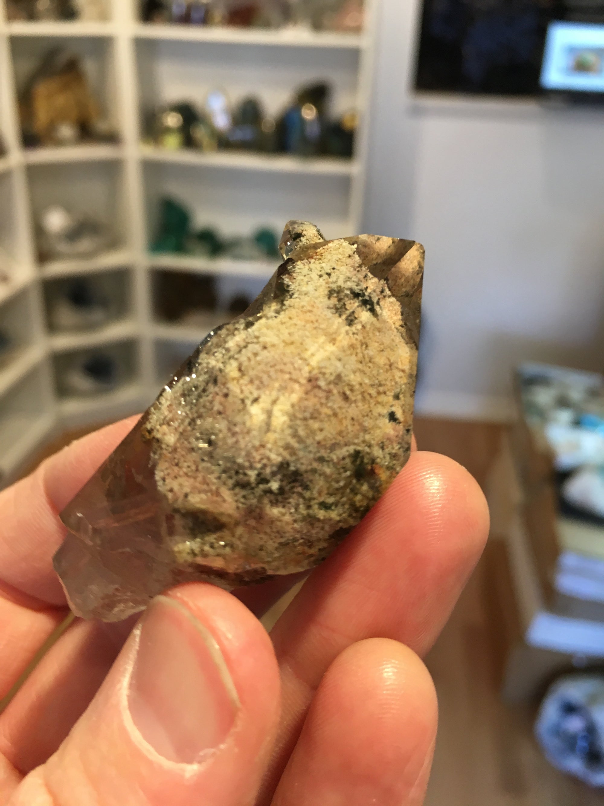 Quartz w/ Chlorite, Lodolite, Brasil