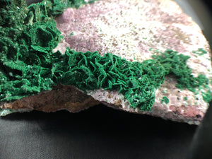 Quartz w/ Spherocobaltite and Malachite, 3.25 lbs.