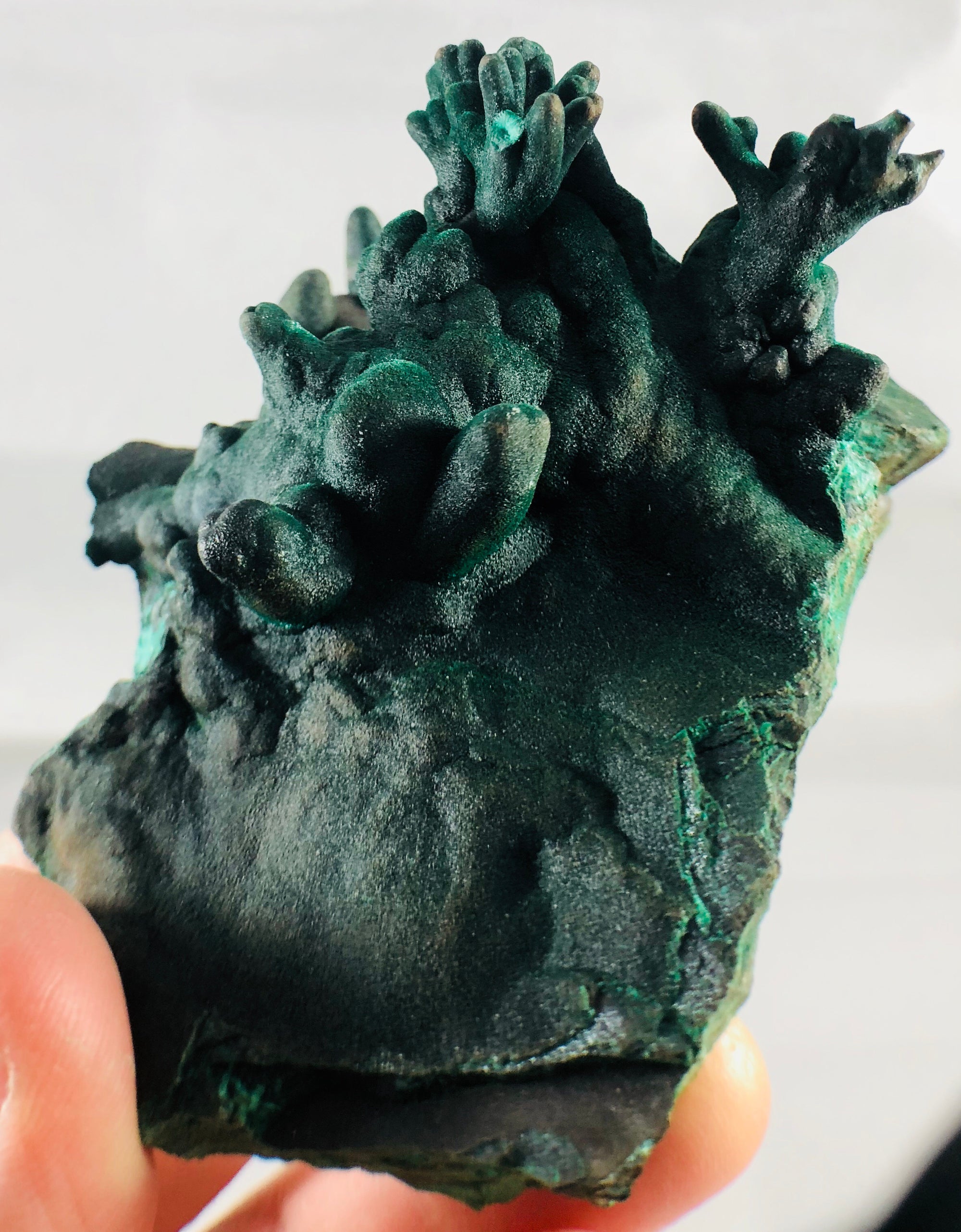 Malachite Stalactite Cluster