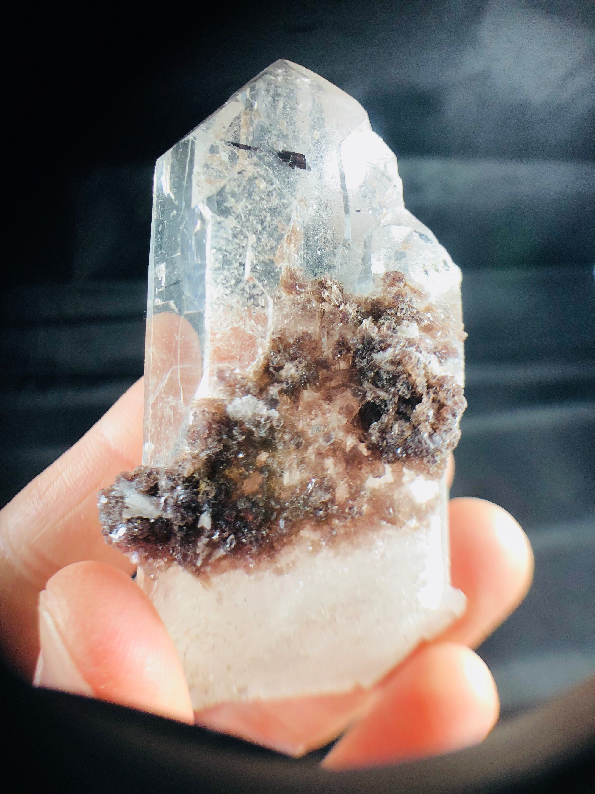 Cathedral Quartz w/ Lepidolite & Tourmaline