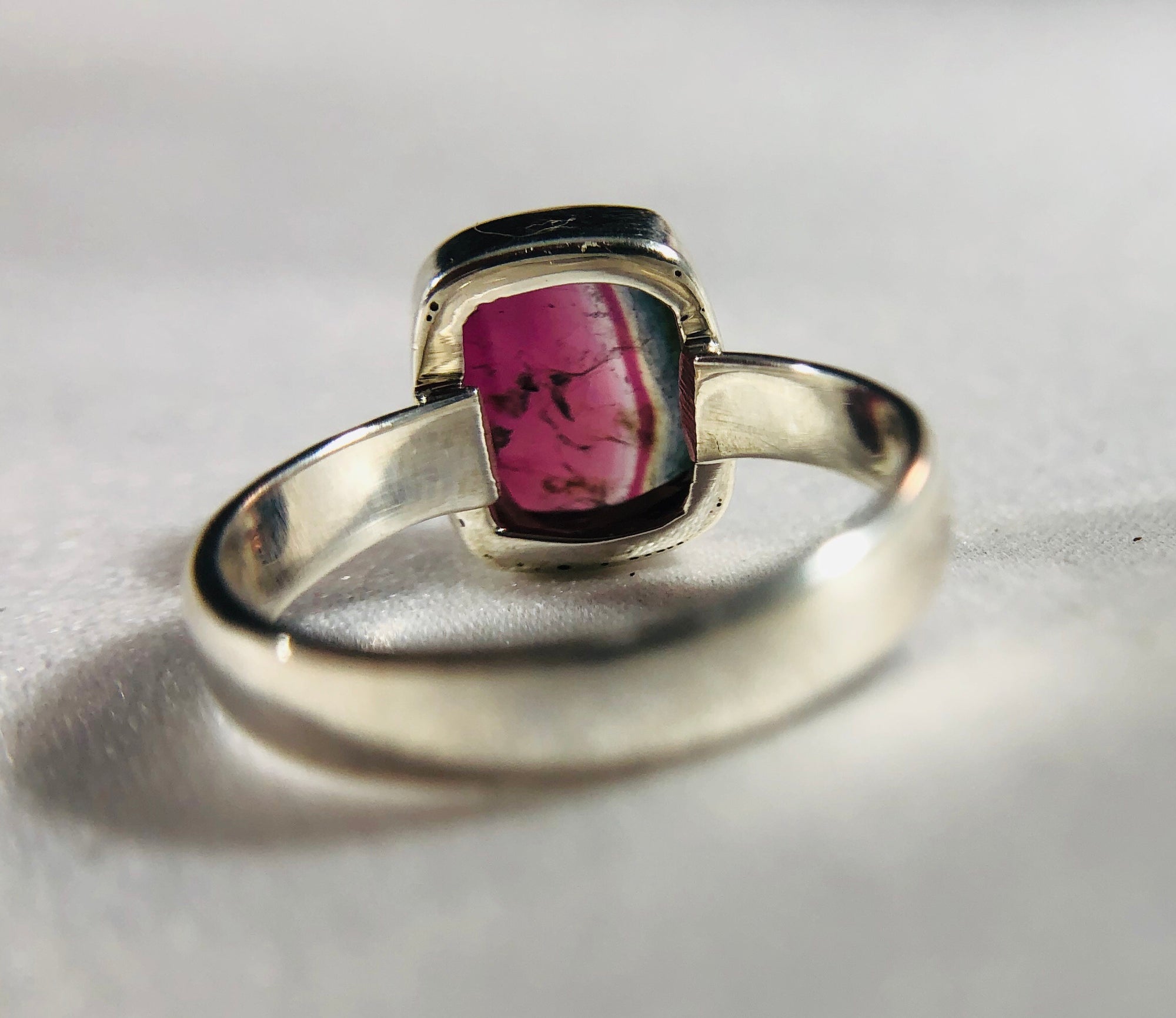 Watermelon Tourmaline Ring