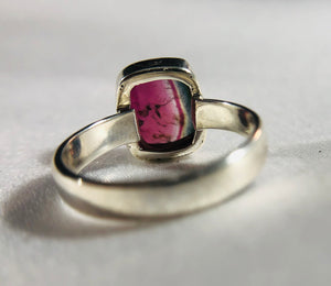 Watermelon Tourmaline Ring