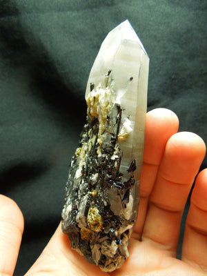 Quartz w/ Tourmaline, Albite, & Mica
