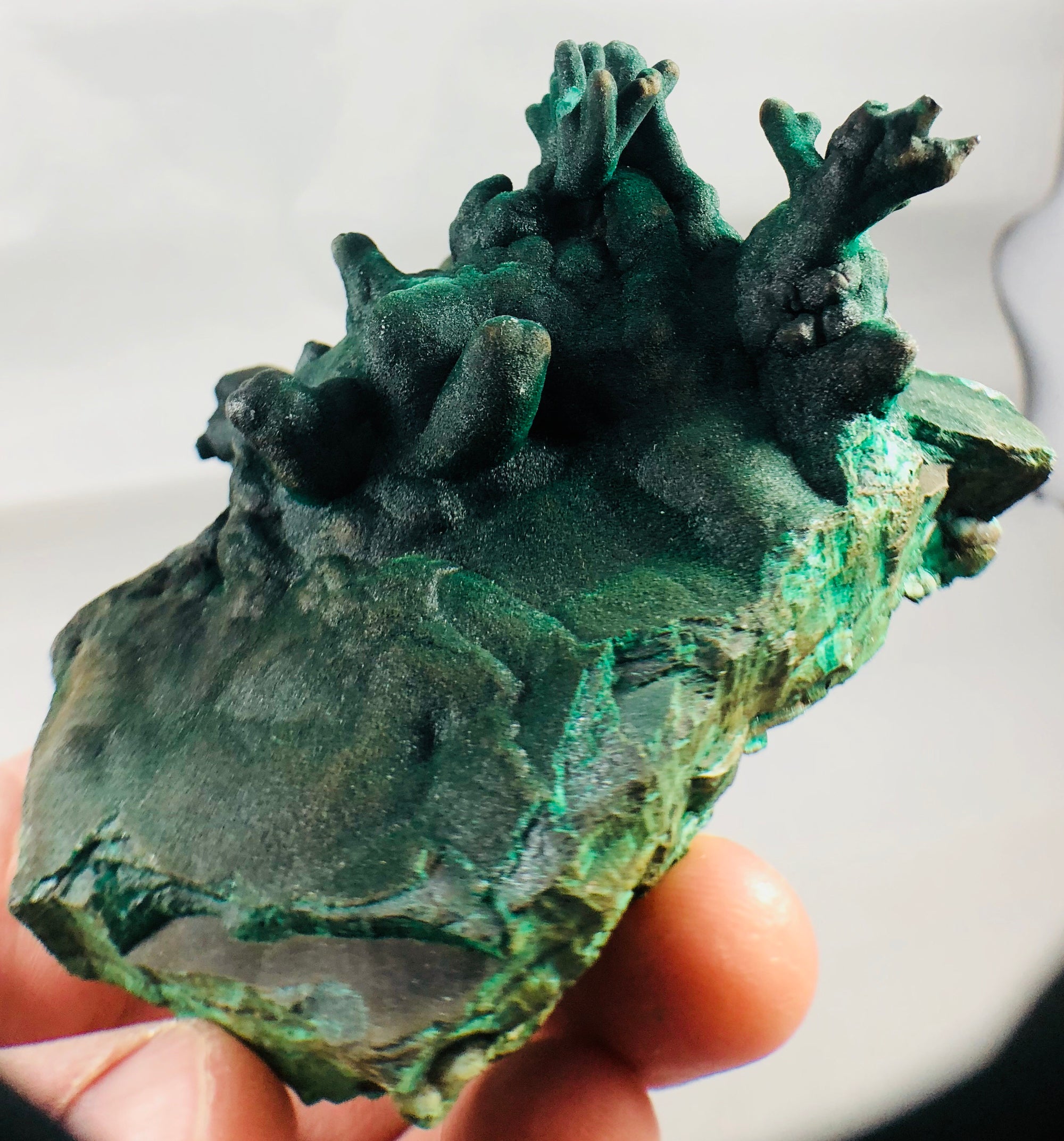 Malachite Stalactite Cluster