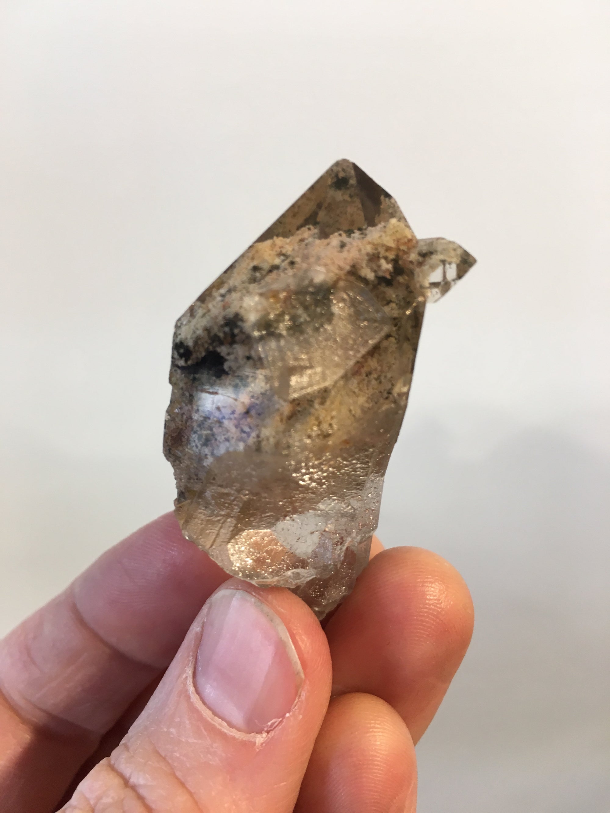 Quartz w/ Chlorite, Lodolite, Brasil