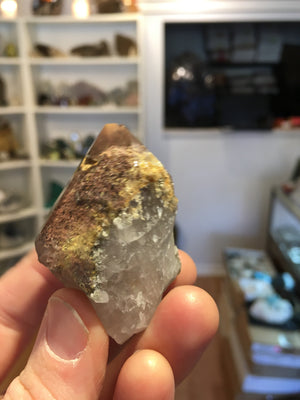 Quartz w/ Chlorite, Lodolite, Brasil