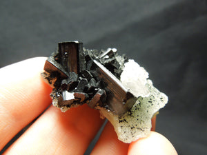 Babingtonite w/ Quartz & Epidote