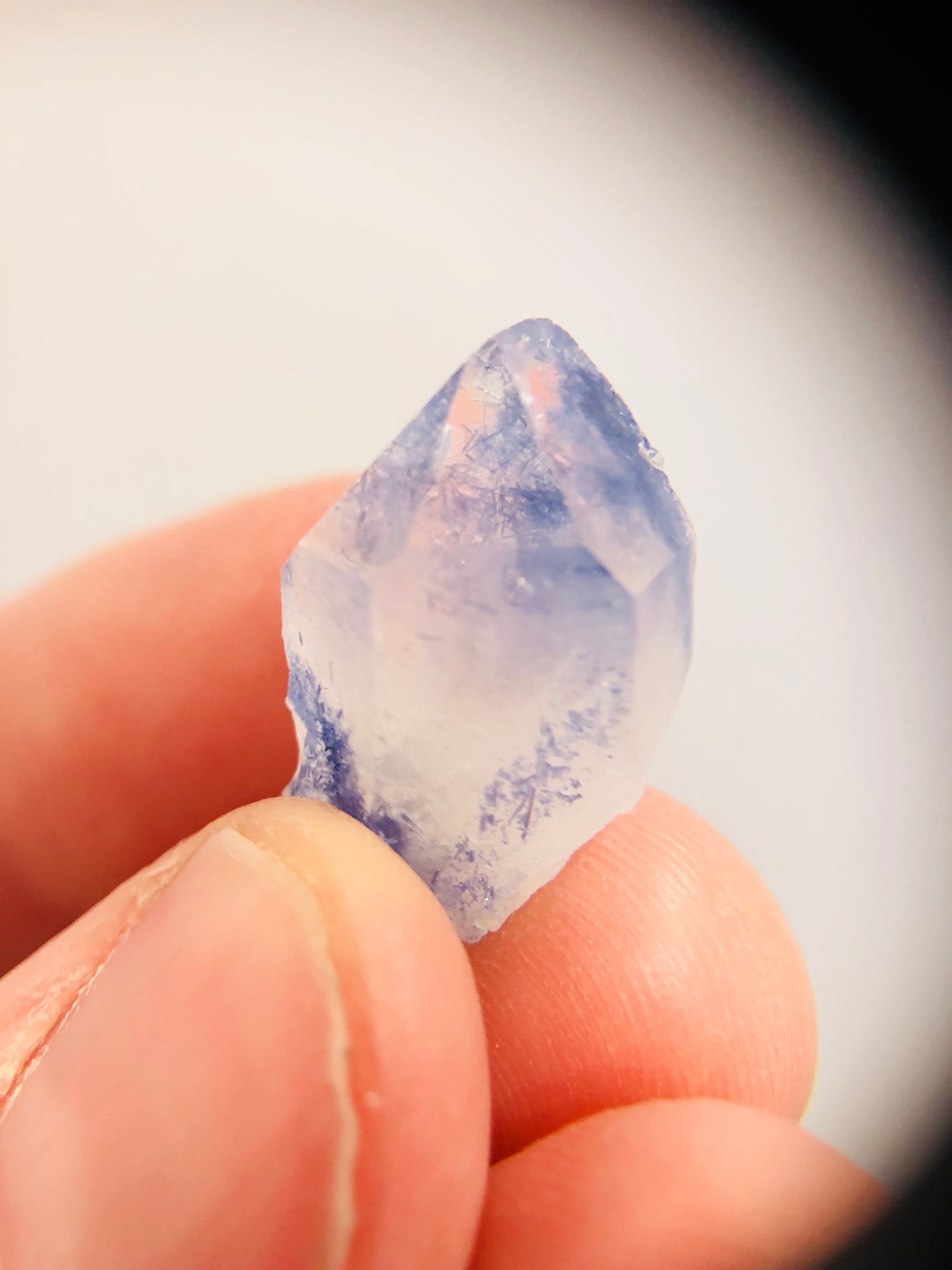 Dumortierite Quartz Point, Brasil