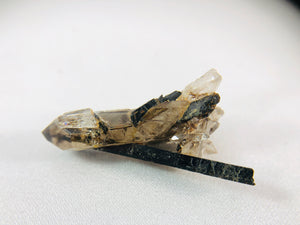 Aegirine with Smoky Quartz