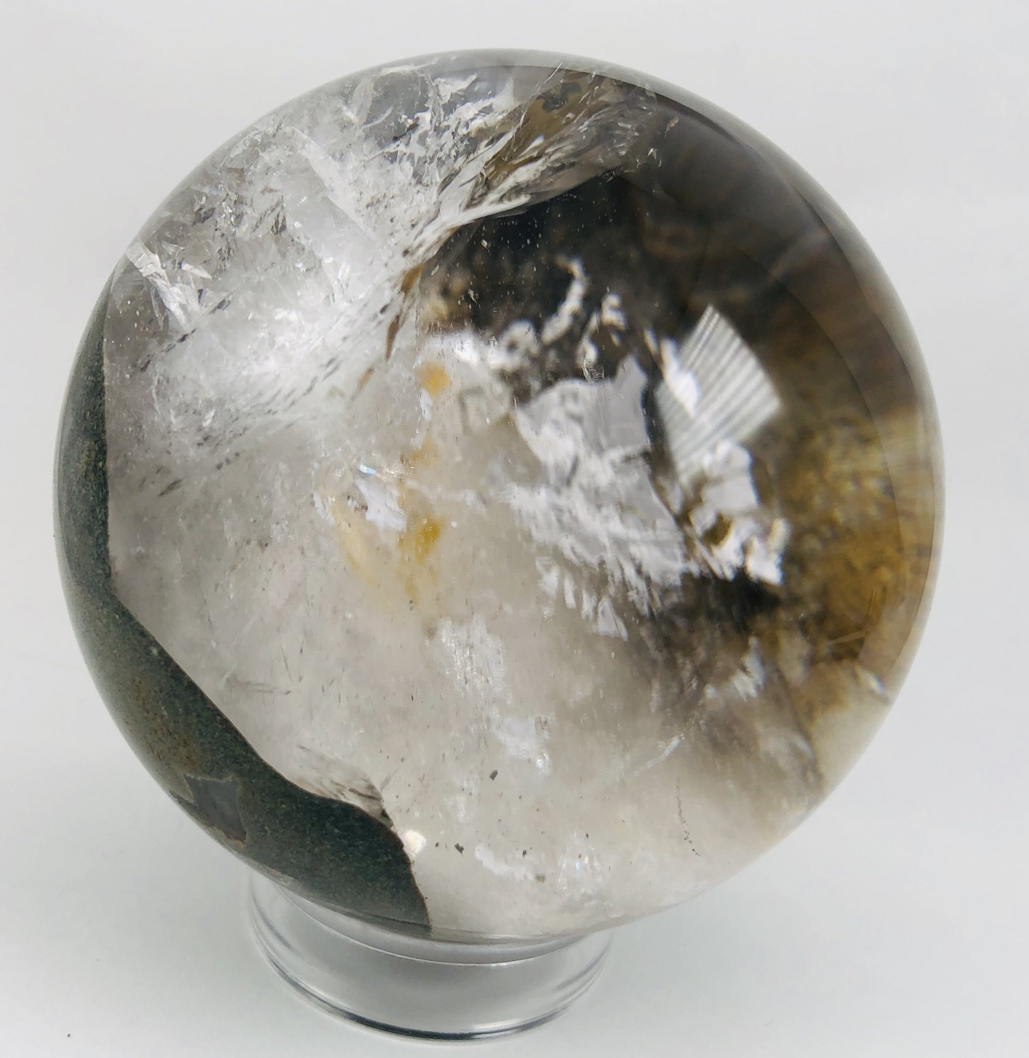 Quartz Sphere w/ Chlorite, Brasil