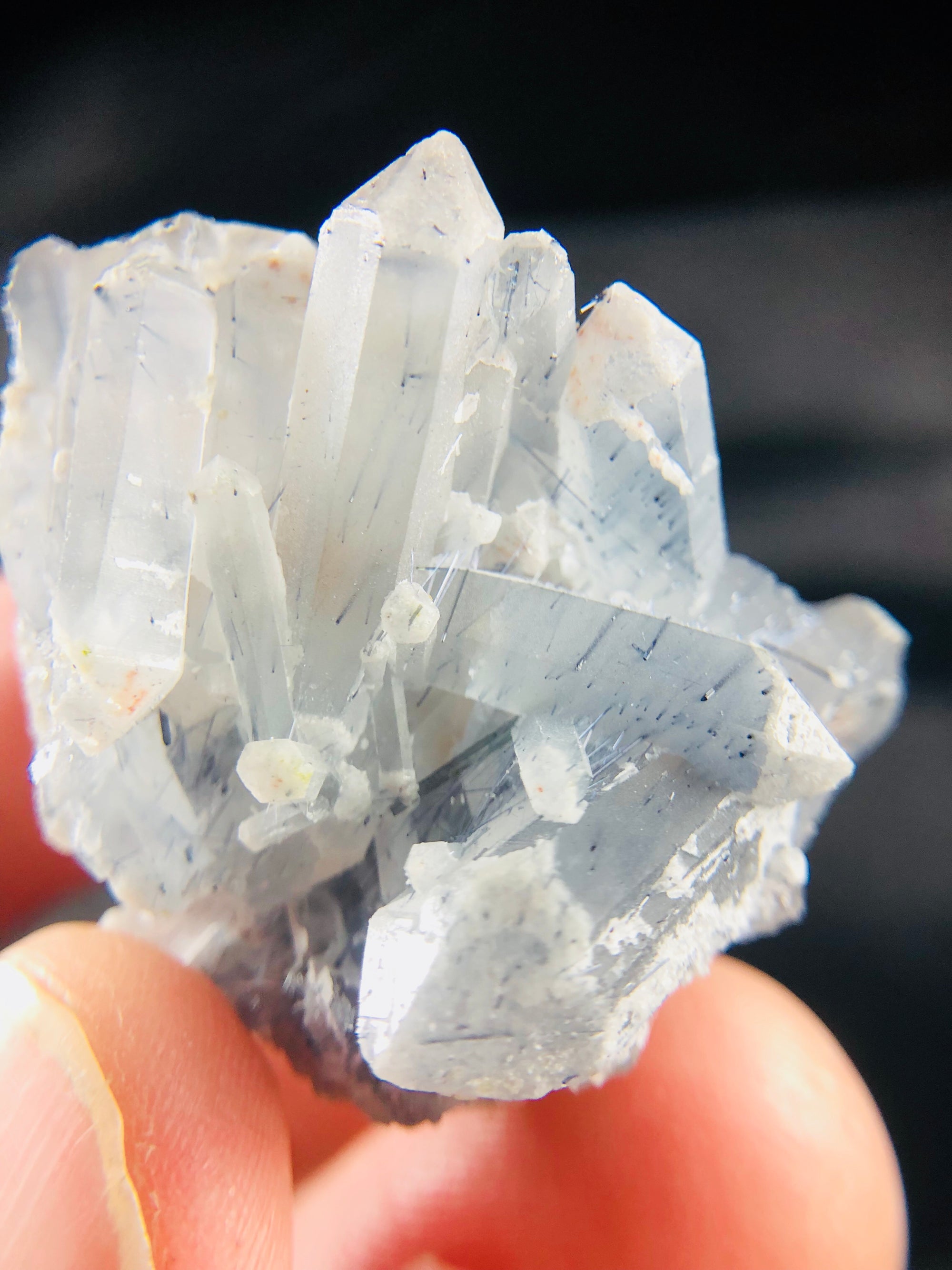 Quartz with Indicolite