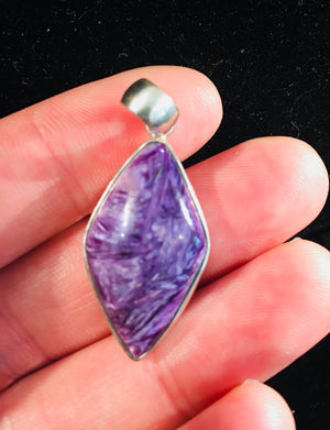 Charoite pendant