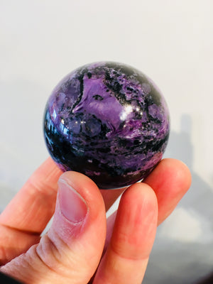 Charoite Sphere, Russia