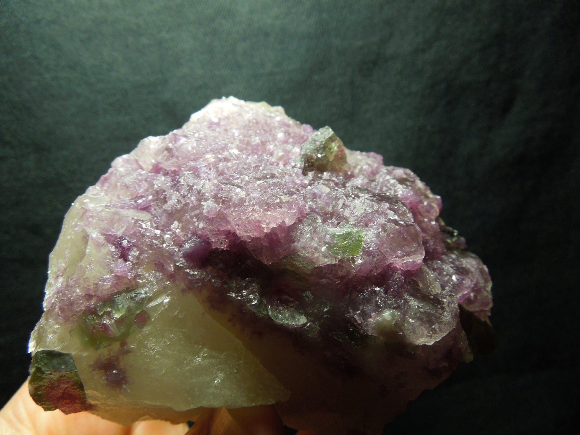 Lepidolite w/ Watermelon Tourmaline, 1.33 lbs.