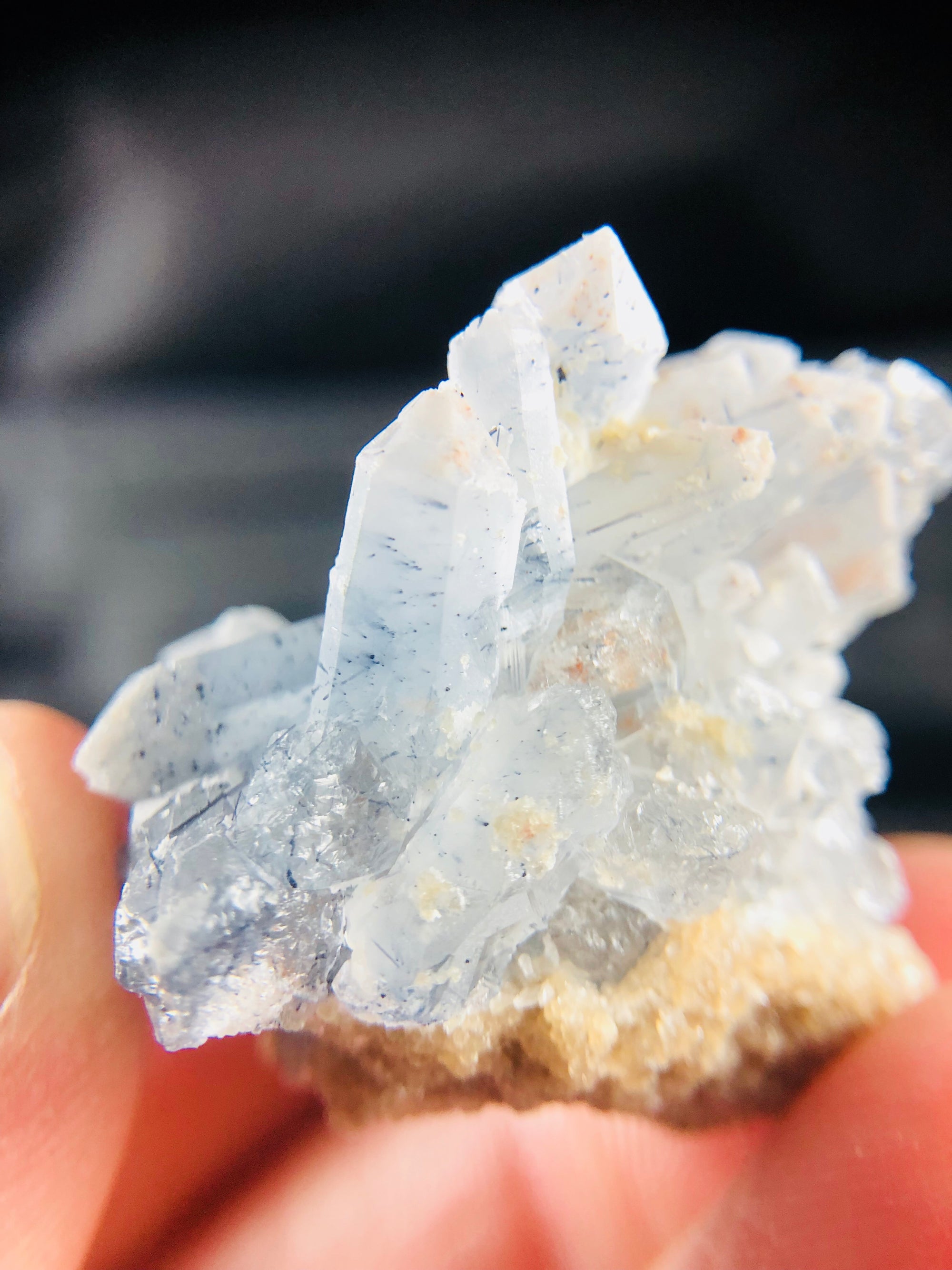 Quartz with Indicolite