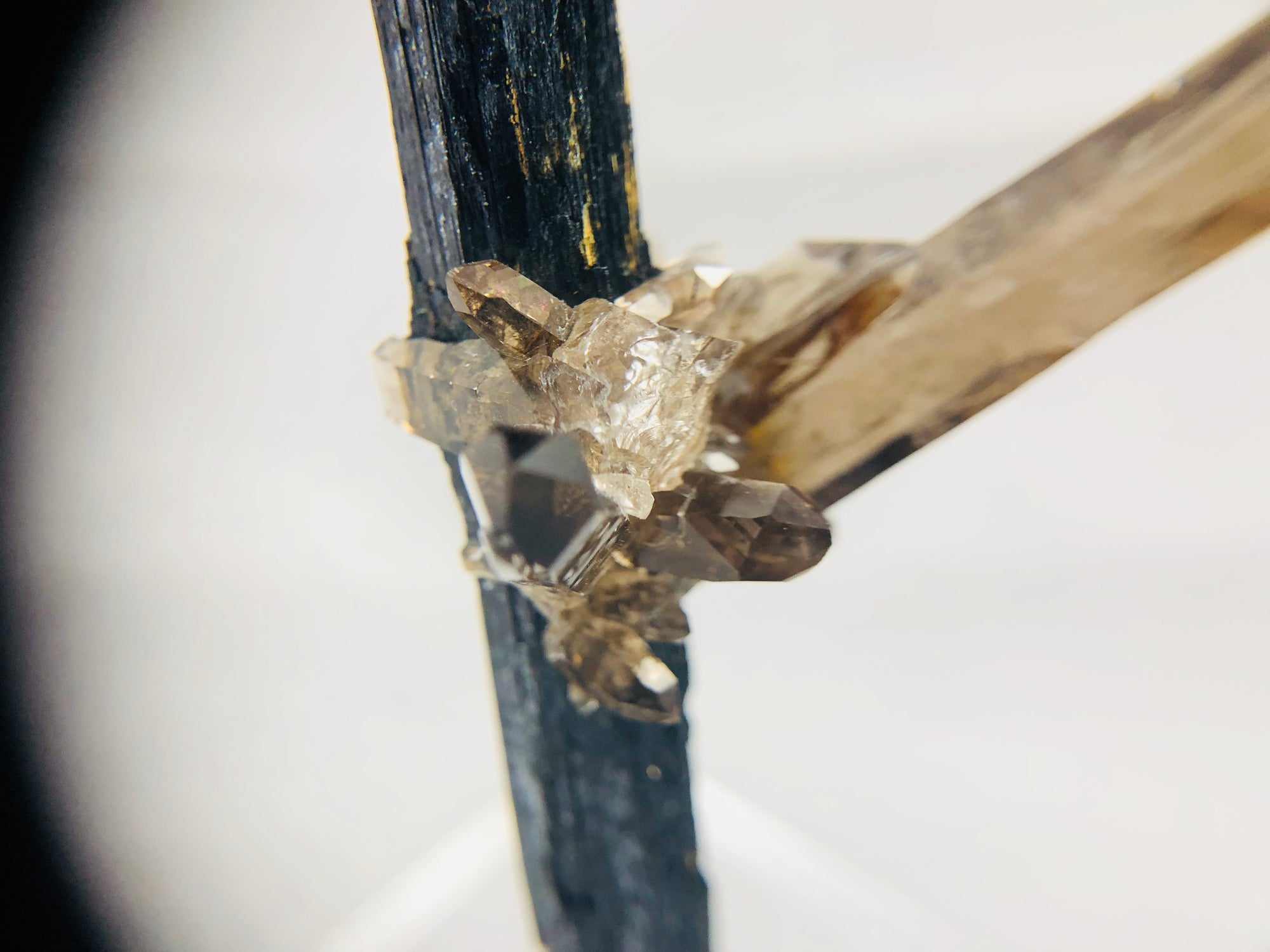 Smoky Quartz on Aegirine