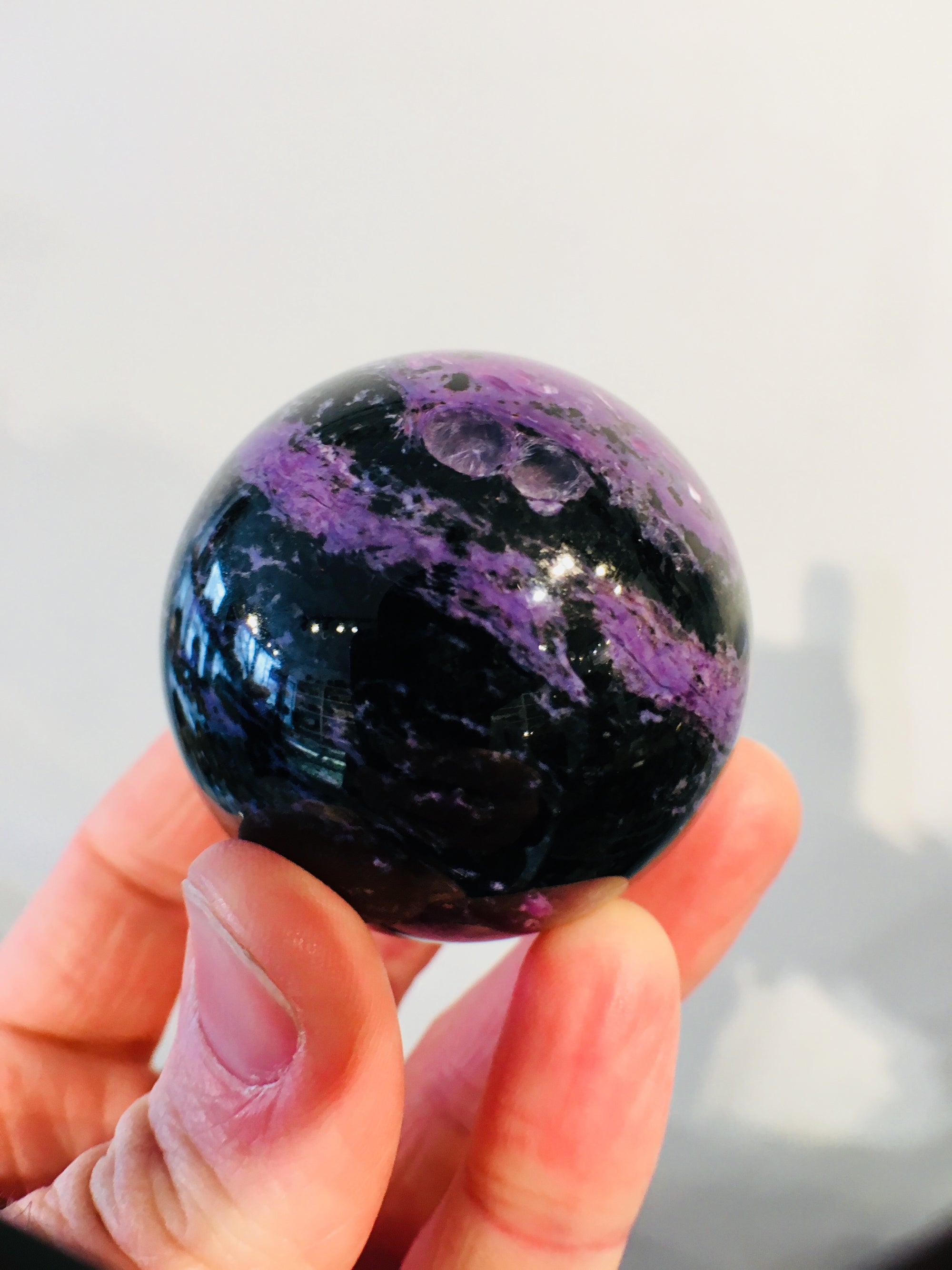 Charoite Sphere, Russia