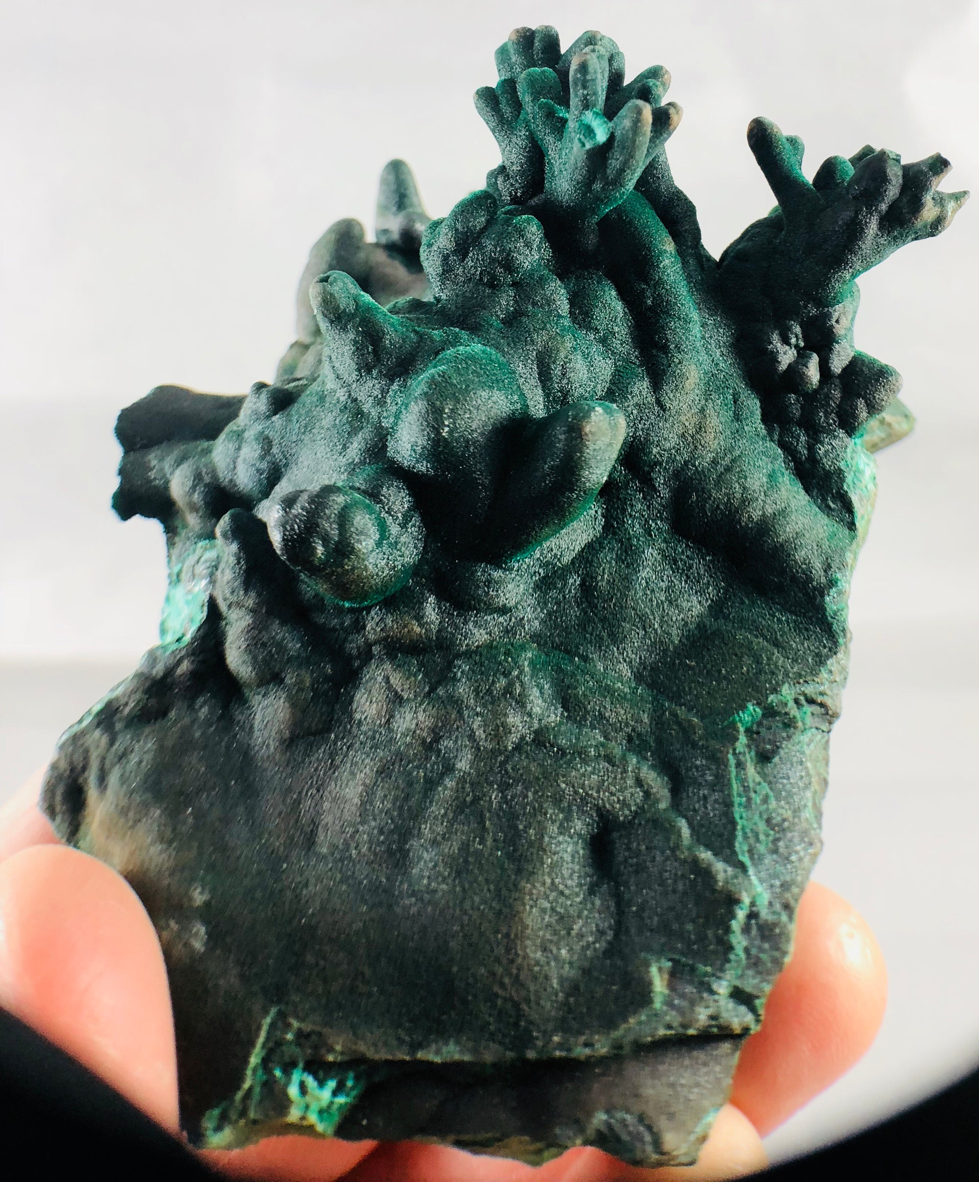 Malachite Stalactite Cluster