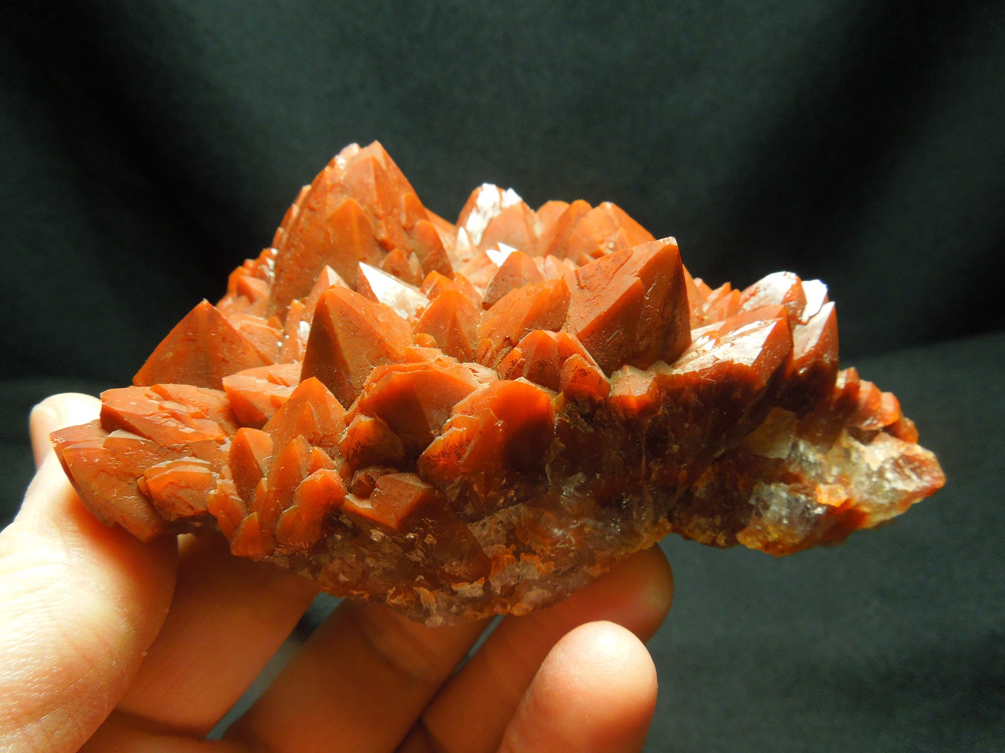 Hematoid Quartz Cluster