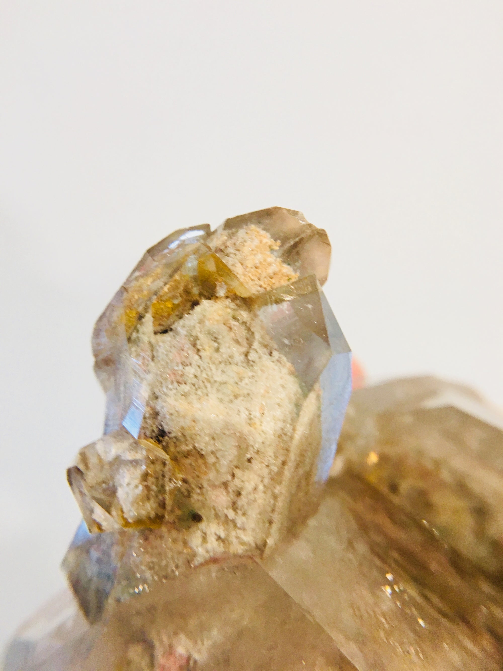 Quartz w/ Chlorite, 1.33 lbs., Lodolite, Brasil