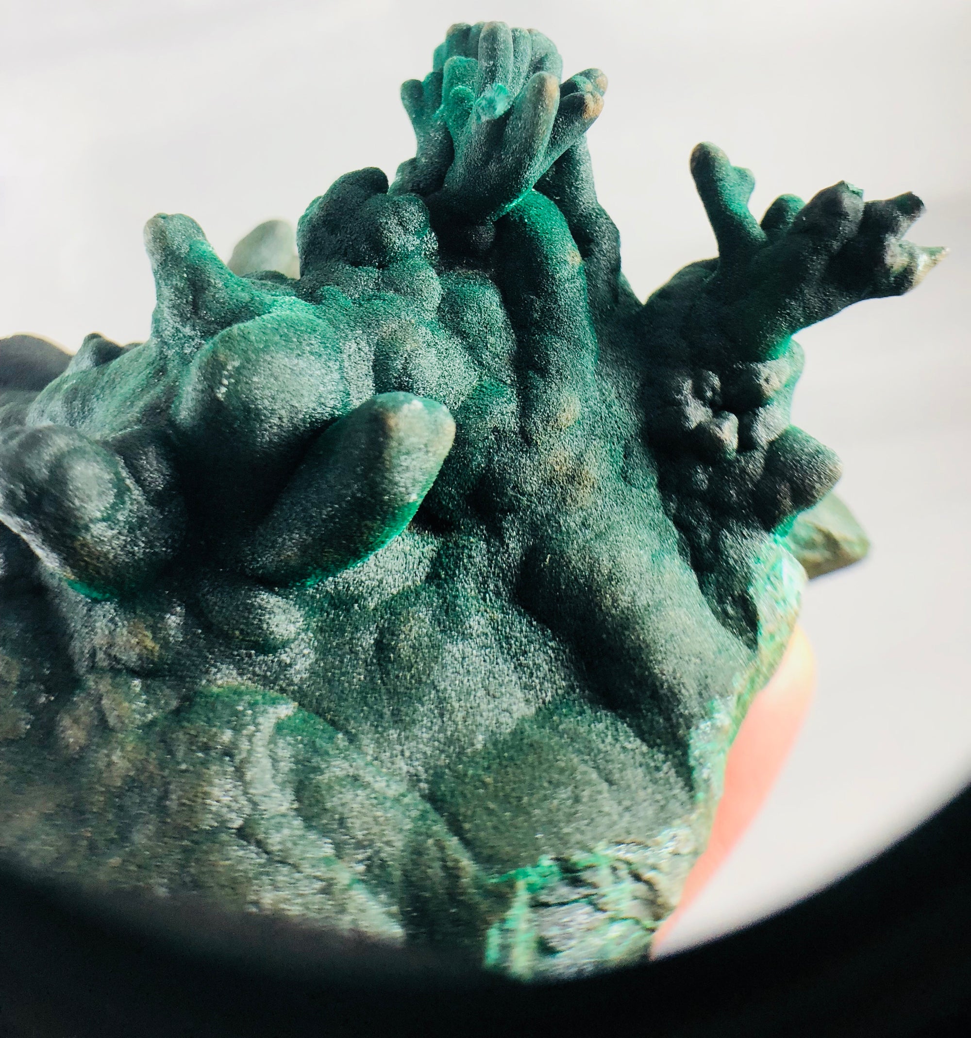Malachite Stalactite Cluster