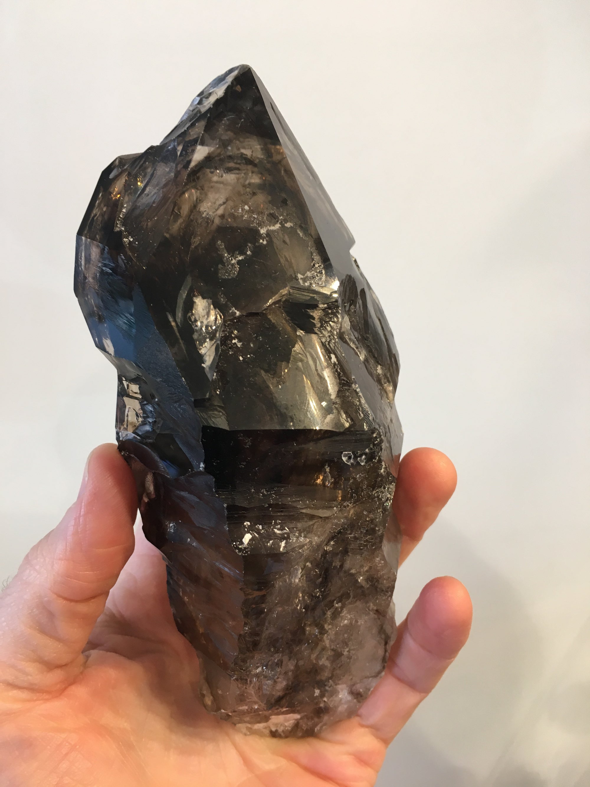 Smoky Elestial Quartz, 1.77 lbs., Minas Gerais, Brasil
