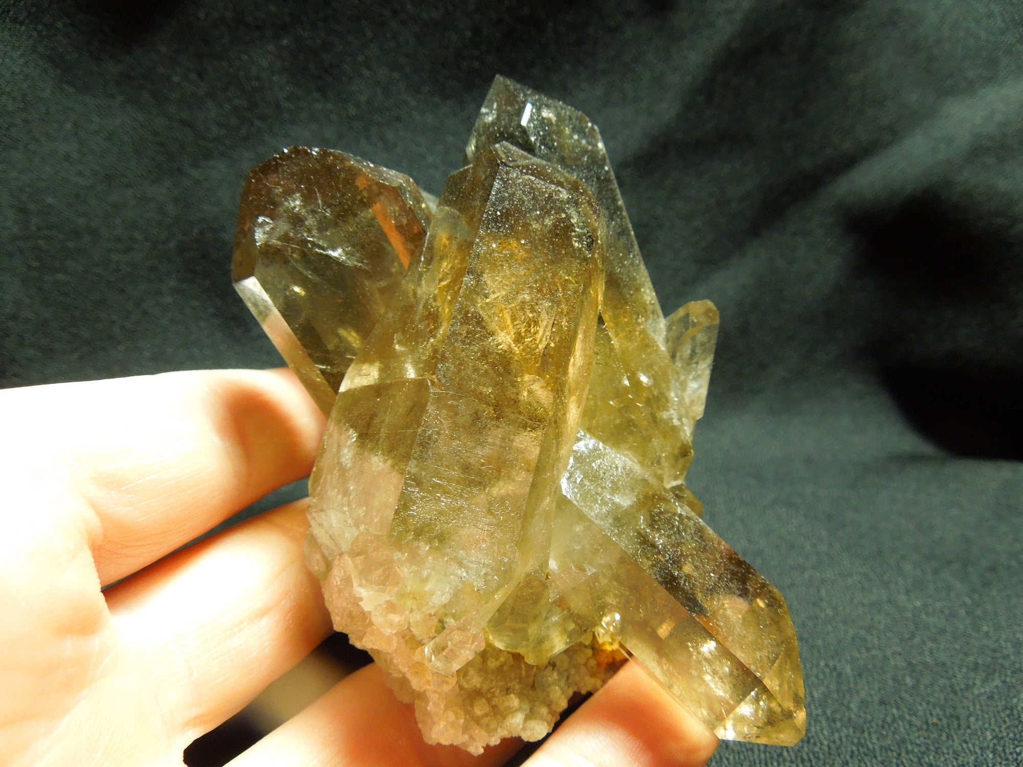 Smoky Quartz Cluster