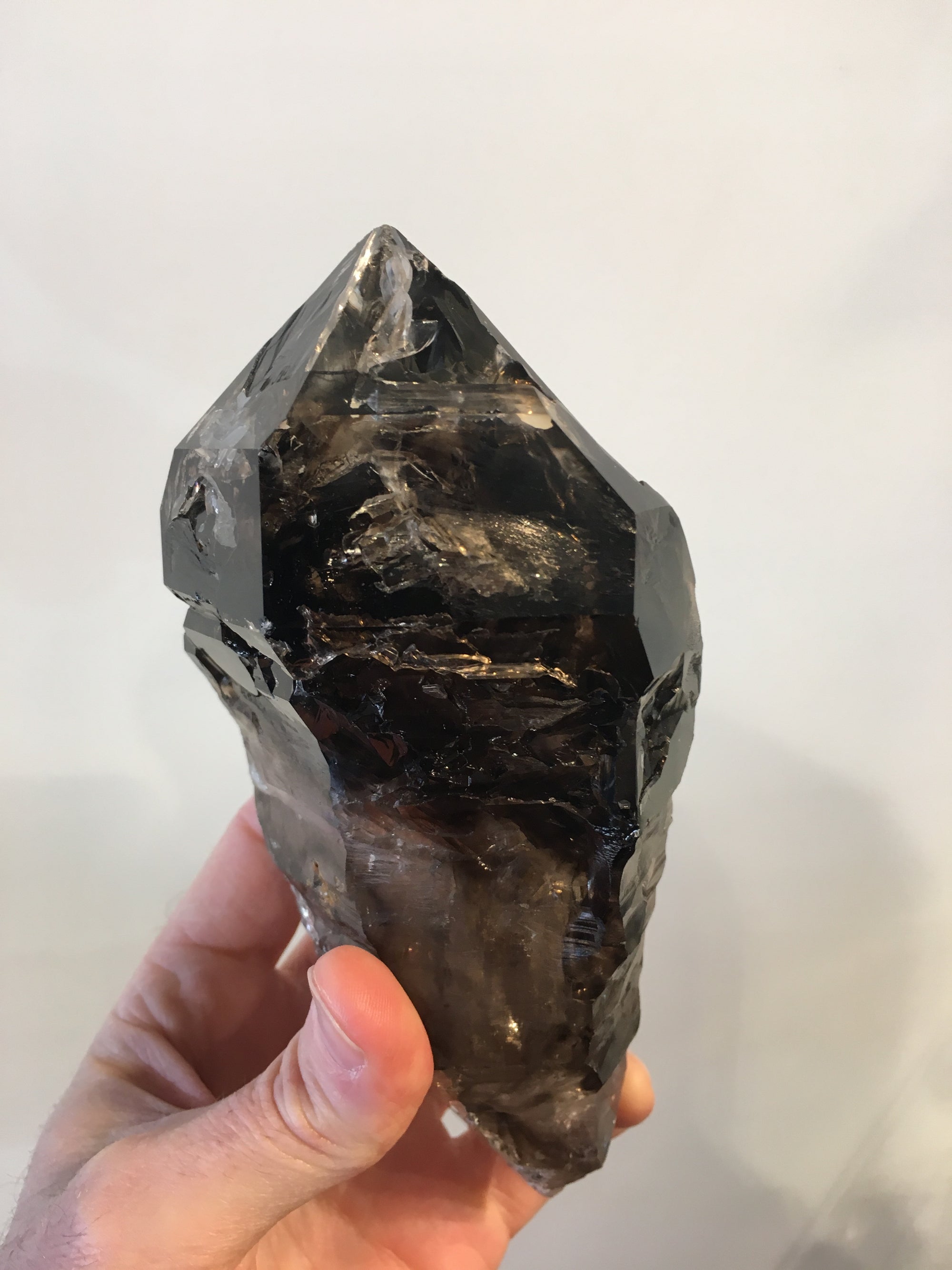 Smoky Elestial Quartz, 1.77 lbs., Minas Gerais, Brasil