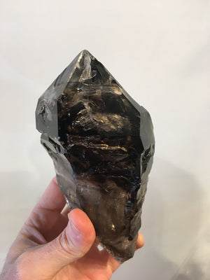 Smoky Elestial Quartz, 1.77 lbs., Minas Gerais, Brasil