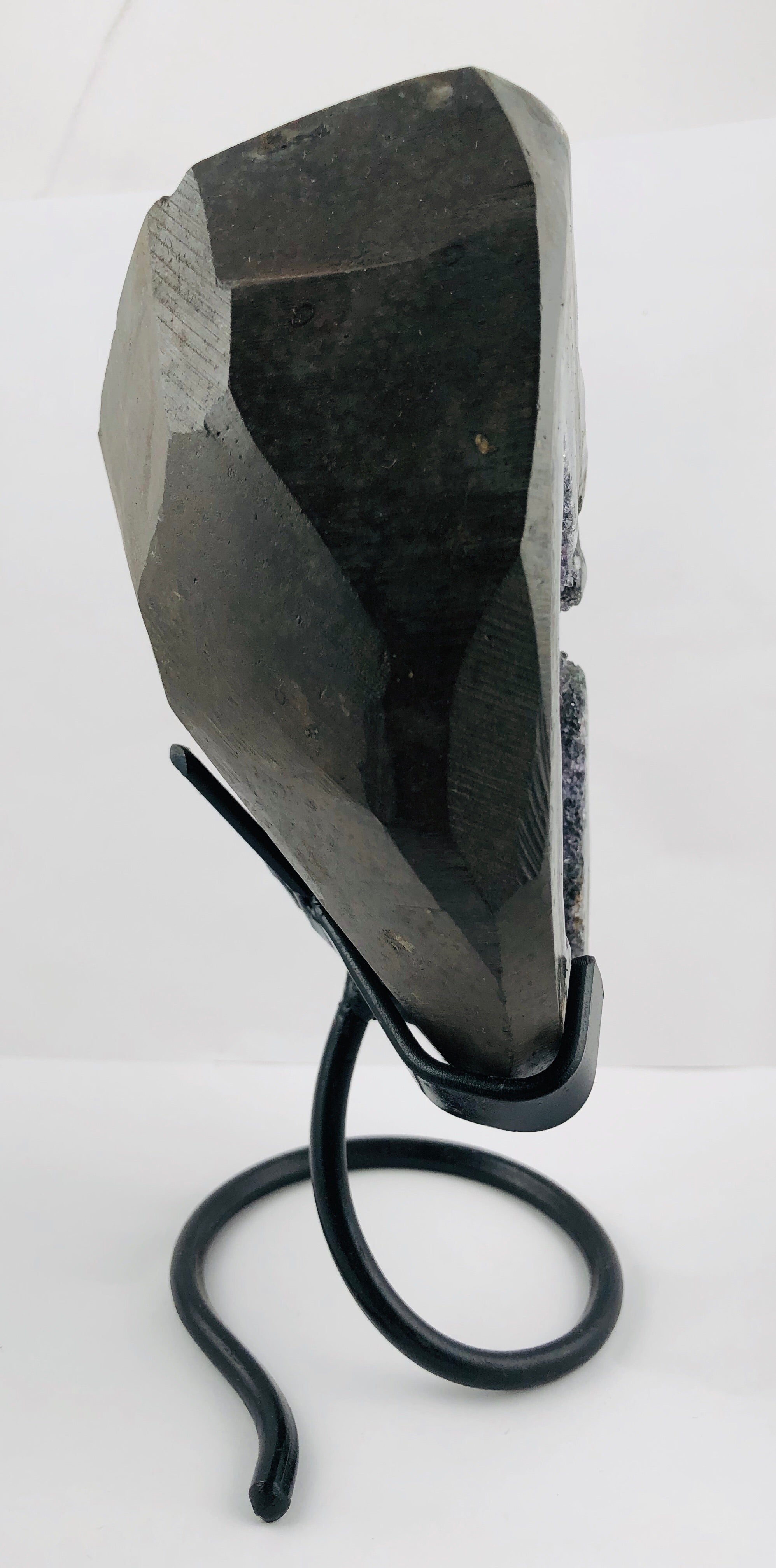 Druzy Black Quartz Stalactite Formation