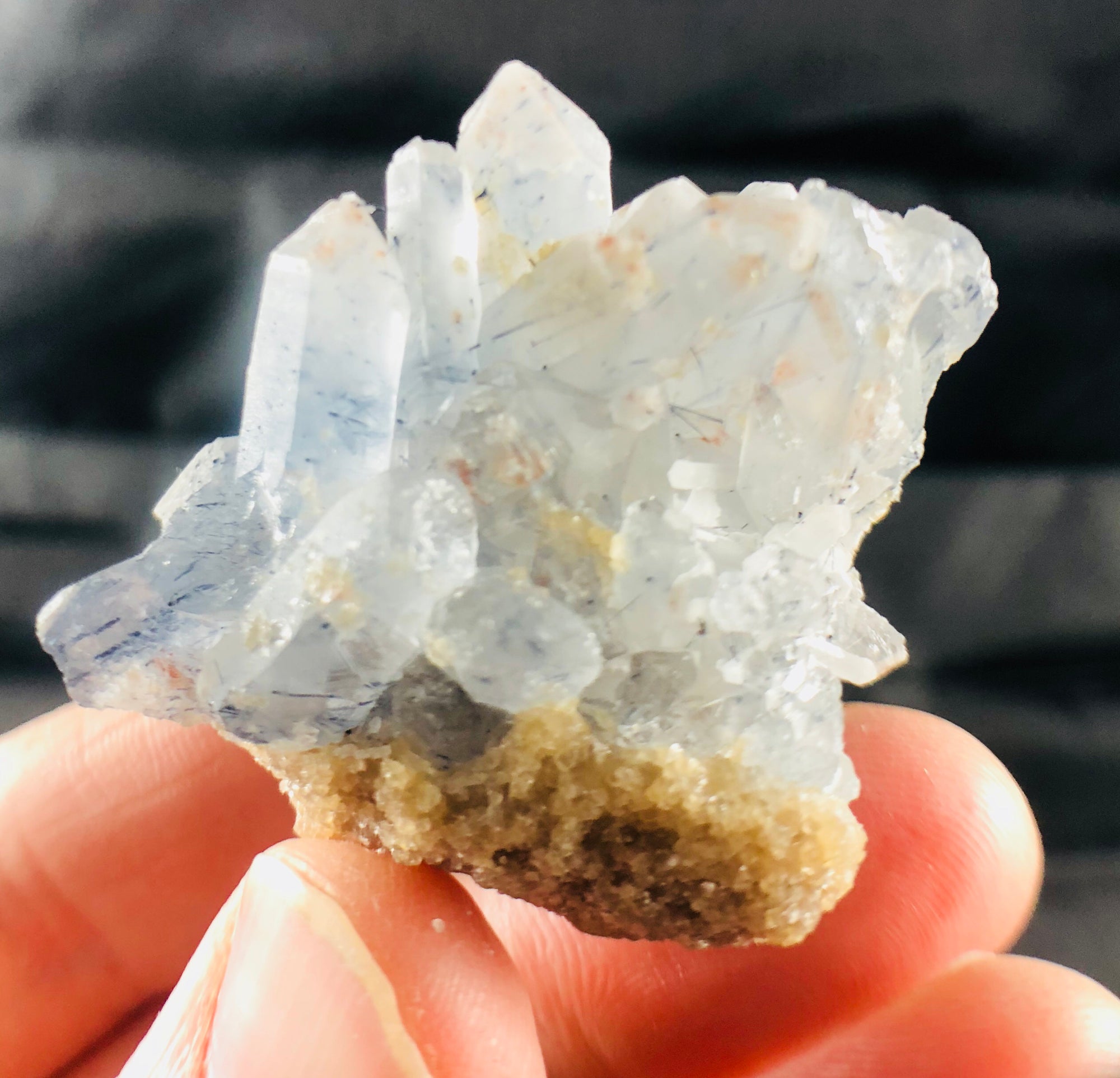 Quartz with Indicolite