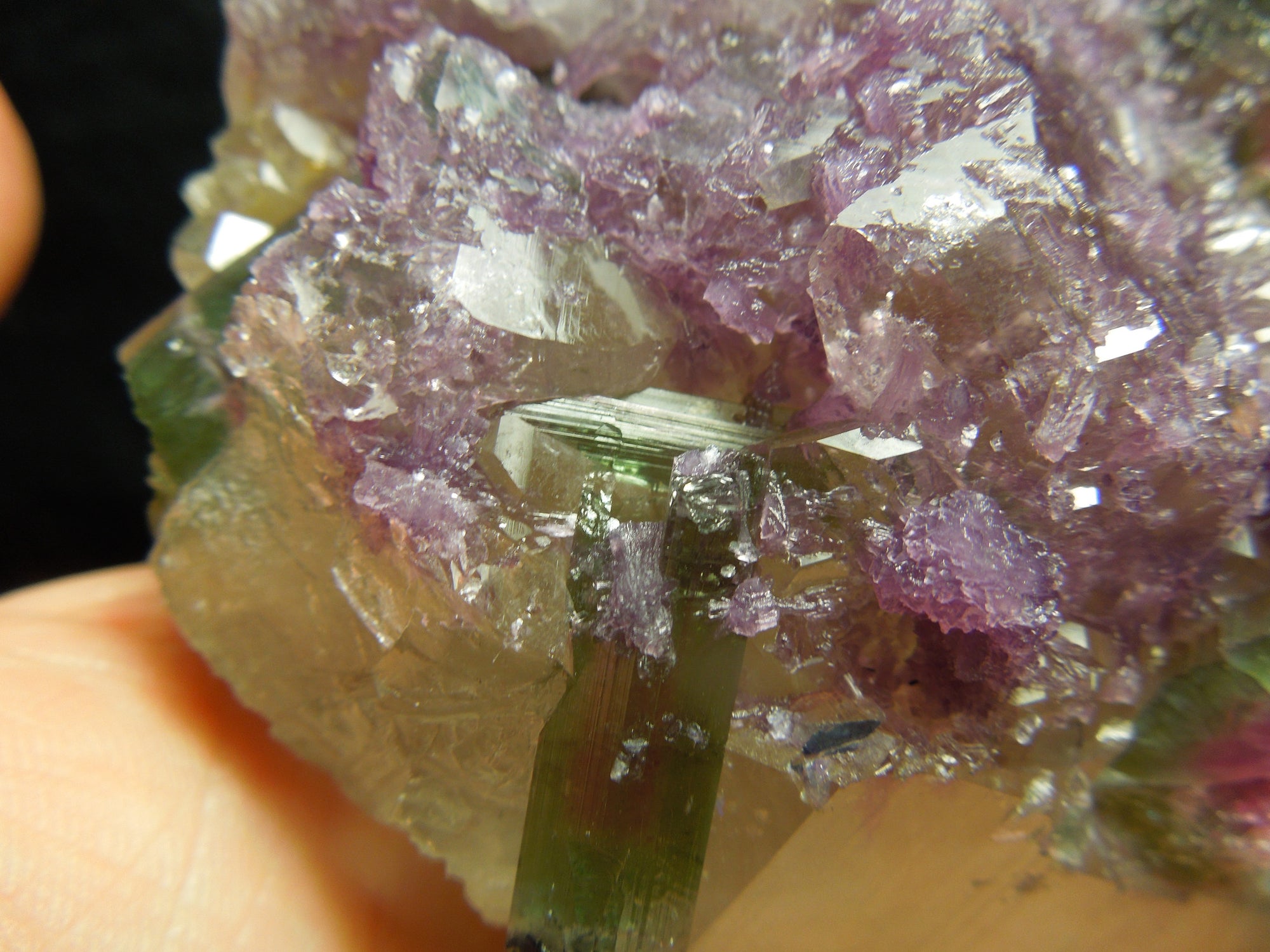 Lepidolite w/ Watermelon Tourmaline, 1.33 lbs.