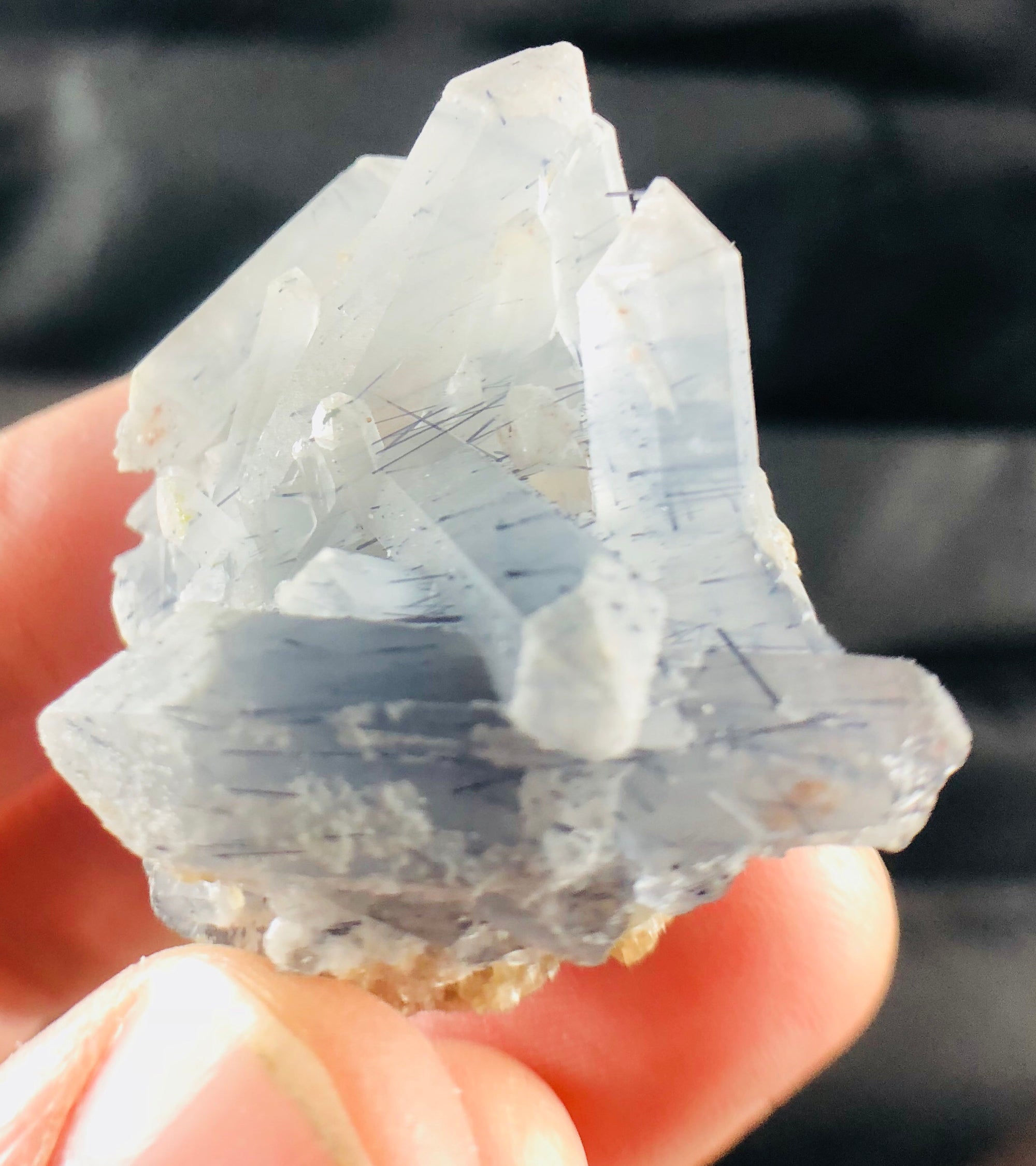 Quartz with Indicolite
