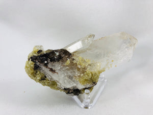 Quartz with Mica, Cleavelandite, and Biotite