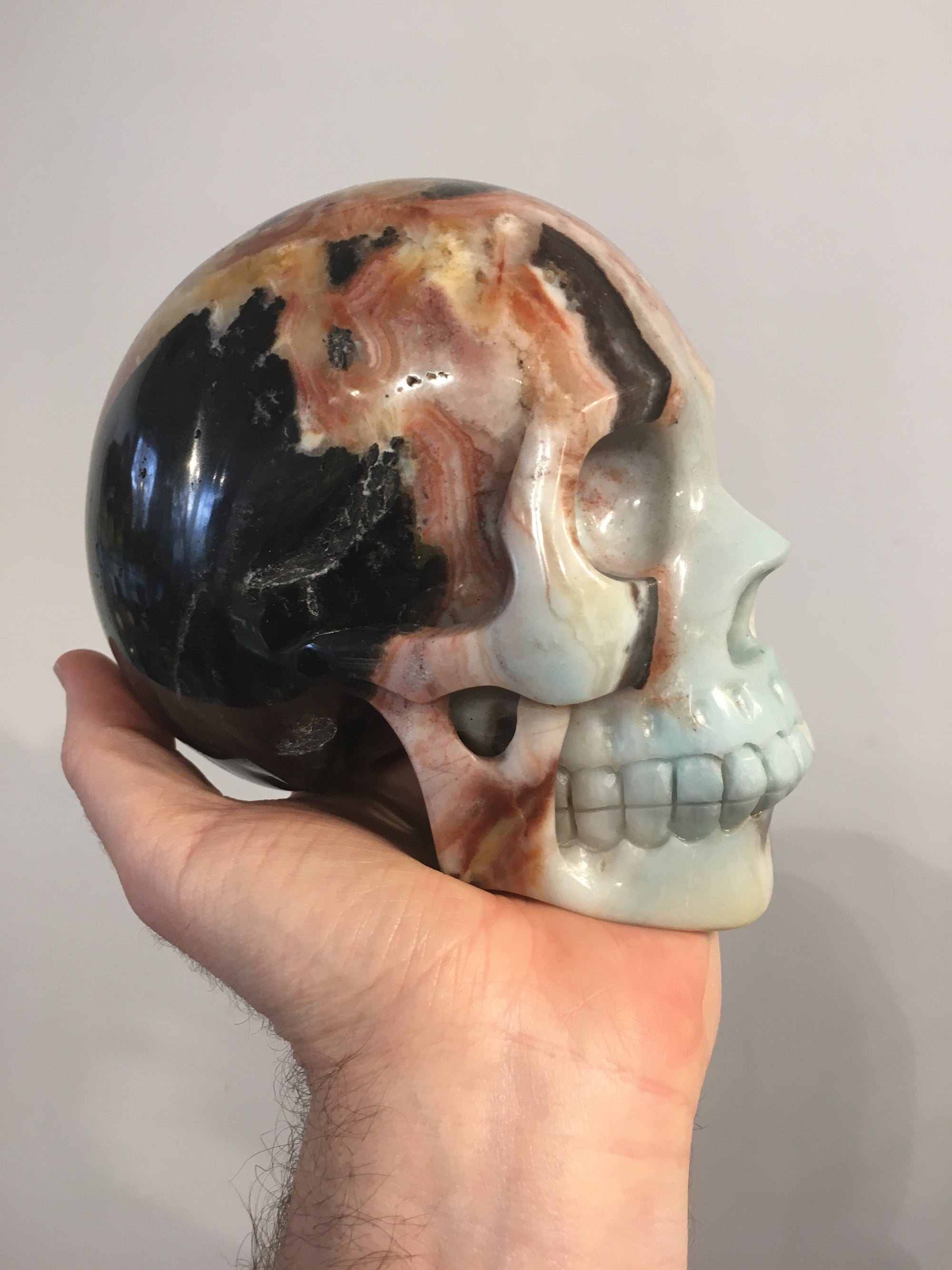 Amazonite Skull, 5.44 lbs.