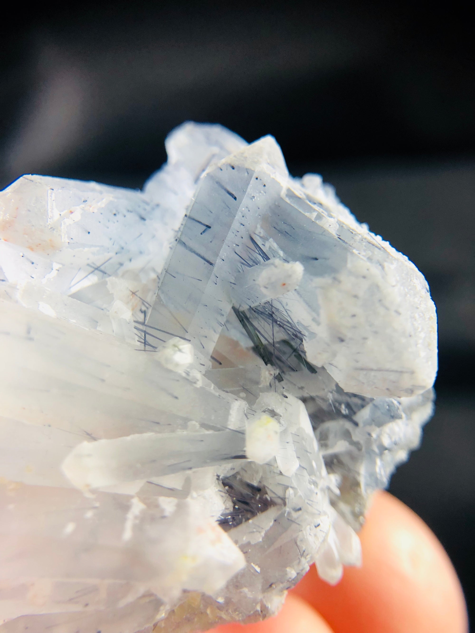 Quartz with Indicolite