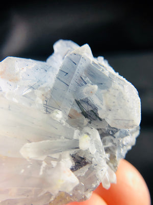 Quartz with Indicolite