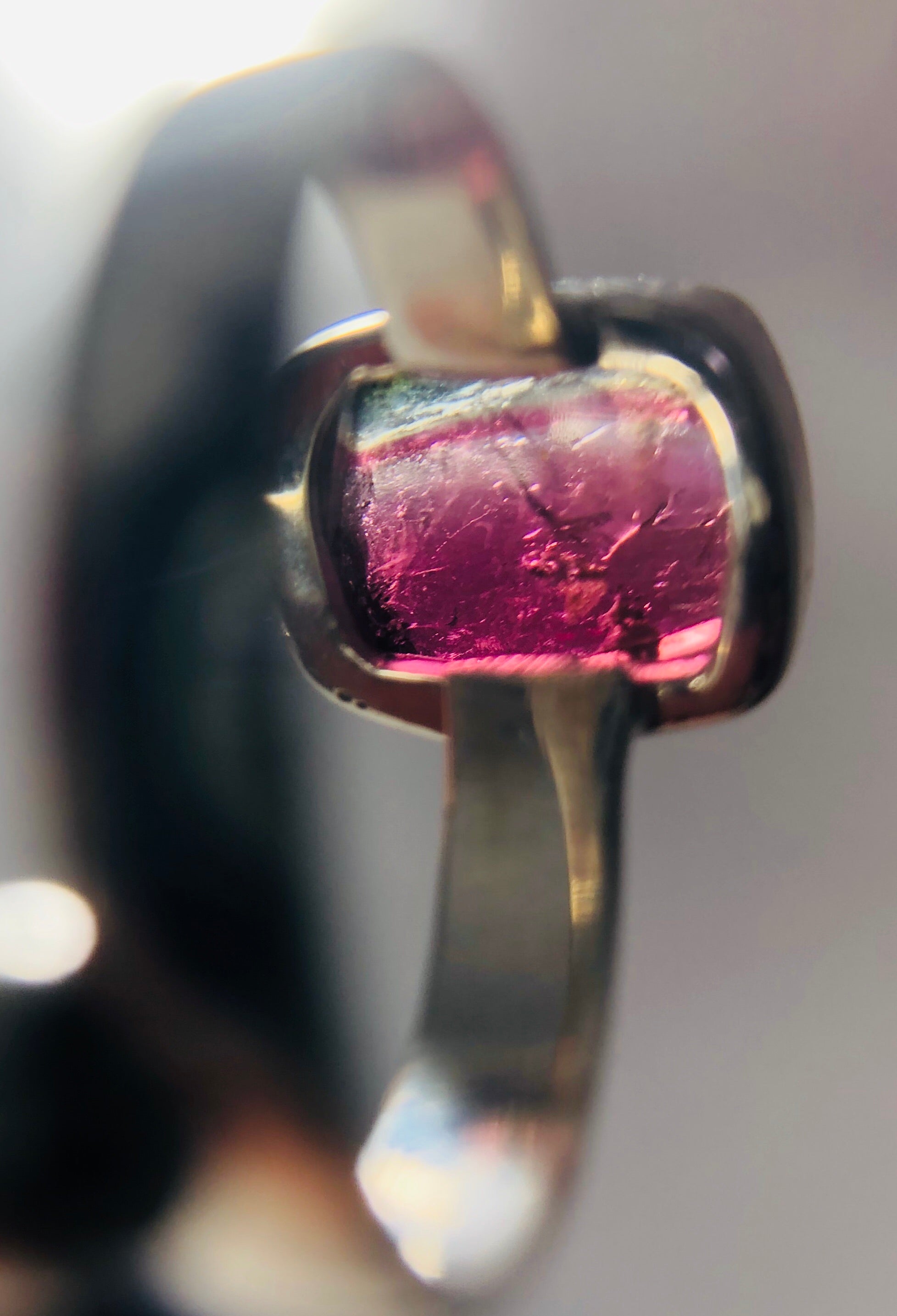 Watermelon Tourmaline Ring