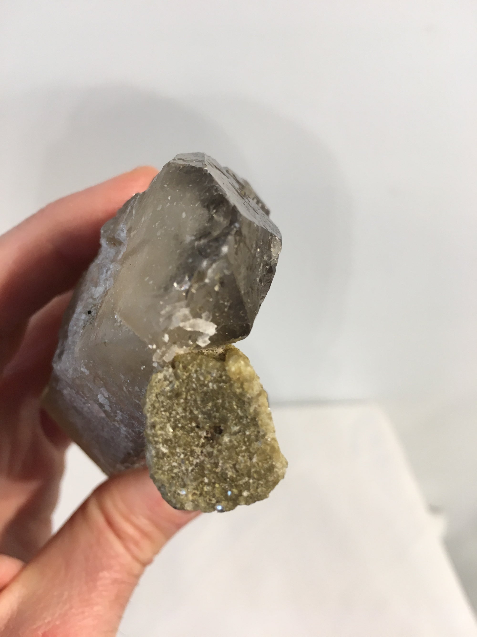 Smoky Quartz w/ Tourmaline & Mica, Brasil