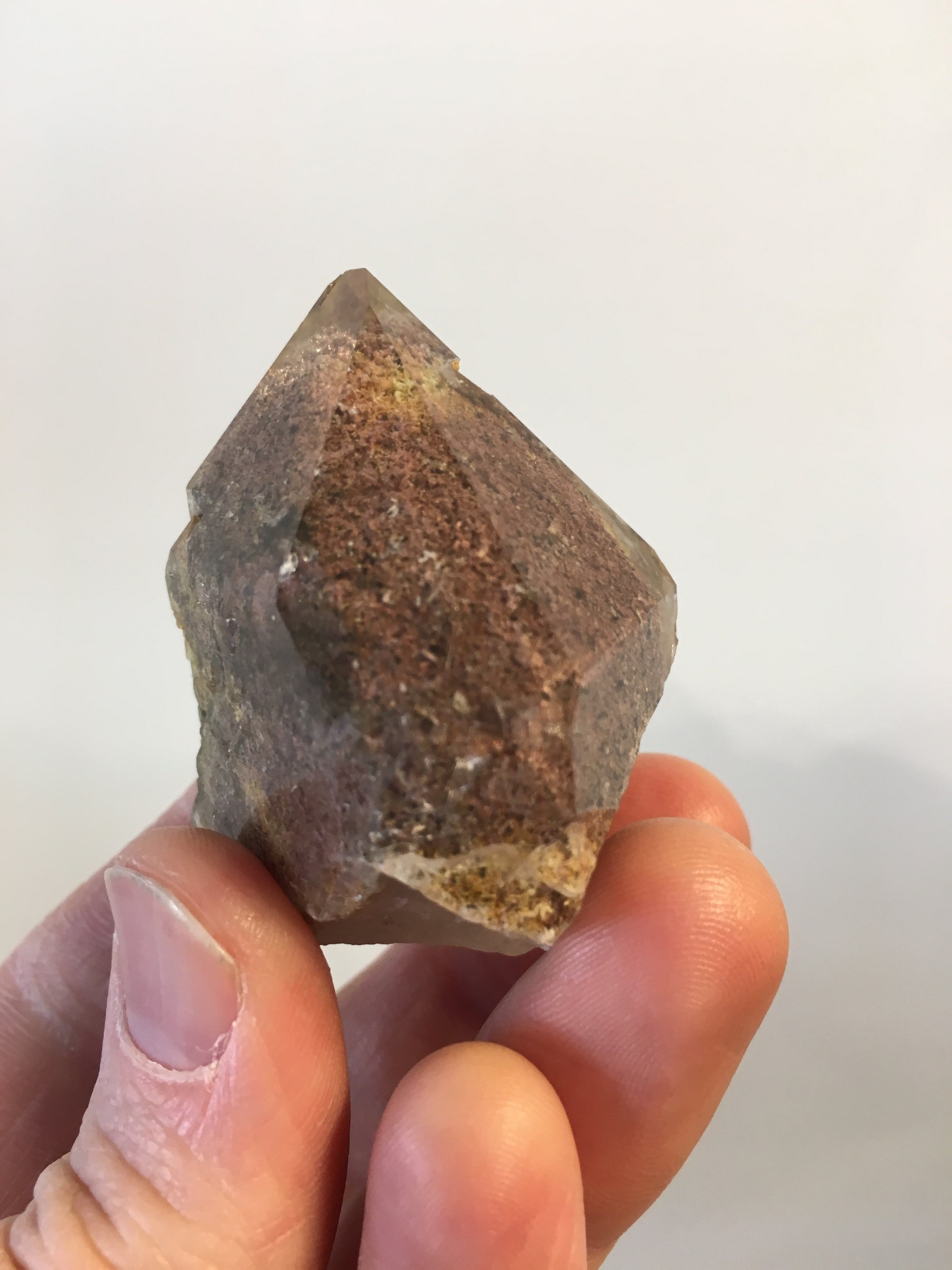 Quartz w/ Chlorite, Lodolite, Brasil