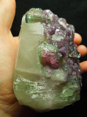 Lepidolite w/ Watermelon Tourmaline, 1.33 lbs.